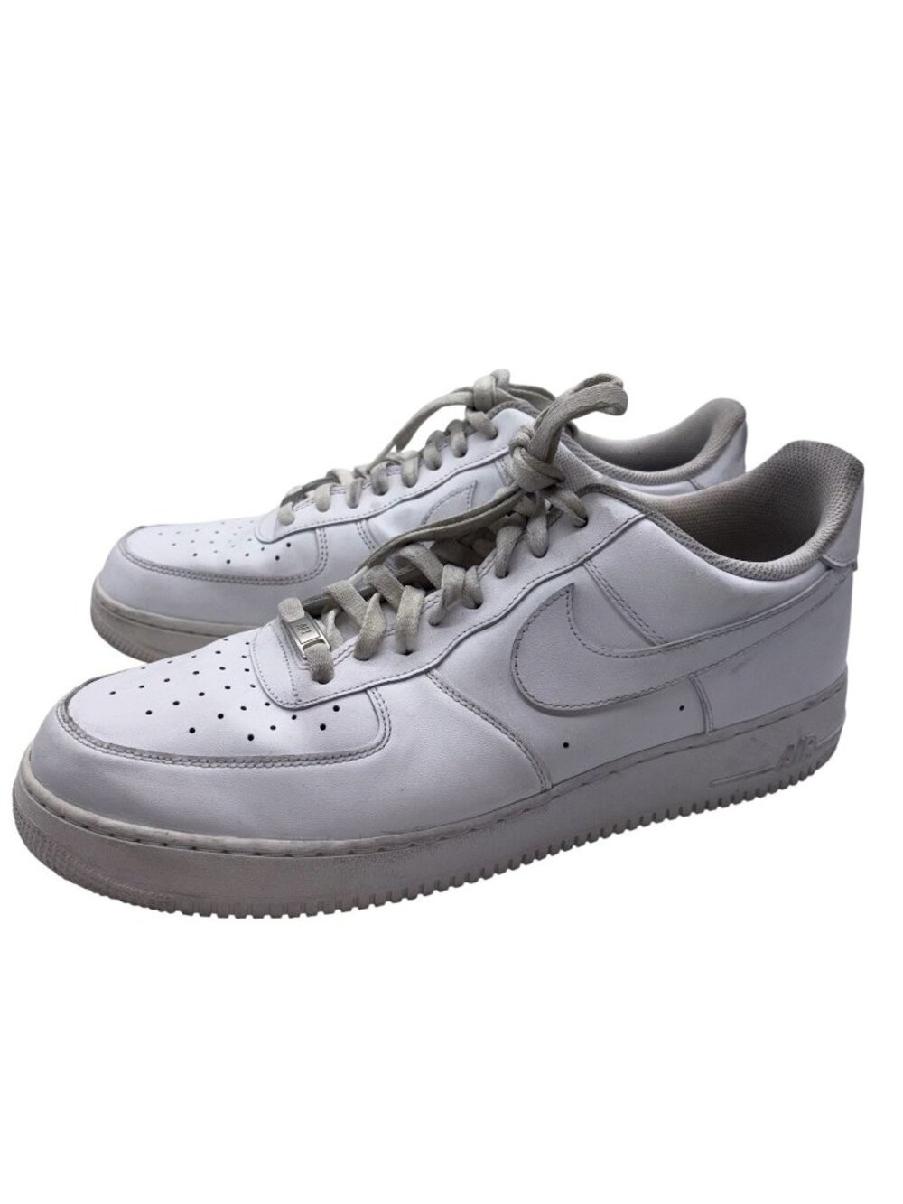 Nike Air Force 1 '07 Low Mens Size 15 White Athletic Lifestyle Shoes Sneakers